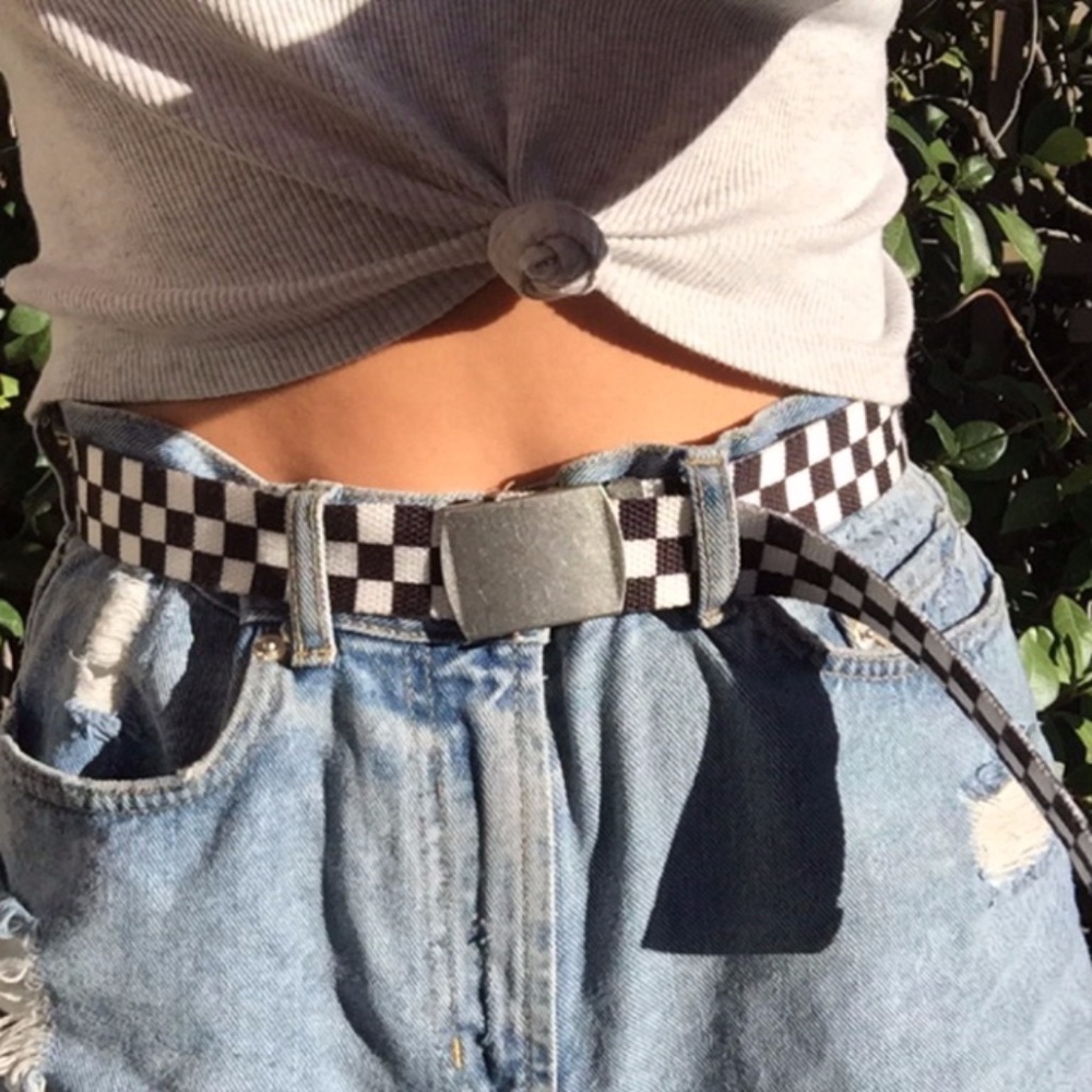Brandy Melville Checkered Belt